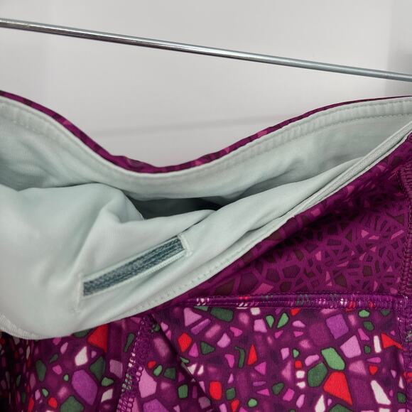 Lululemon Speed Track Short Size 4 Paradise Geo Print Plum - Picture 4 of 7